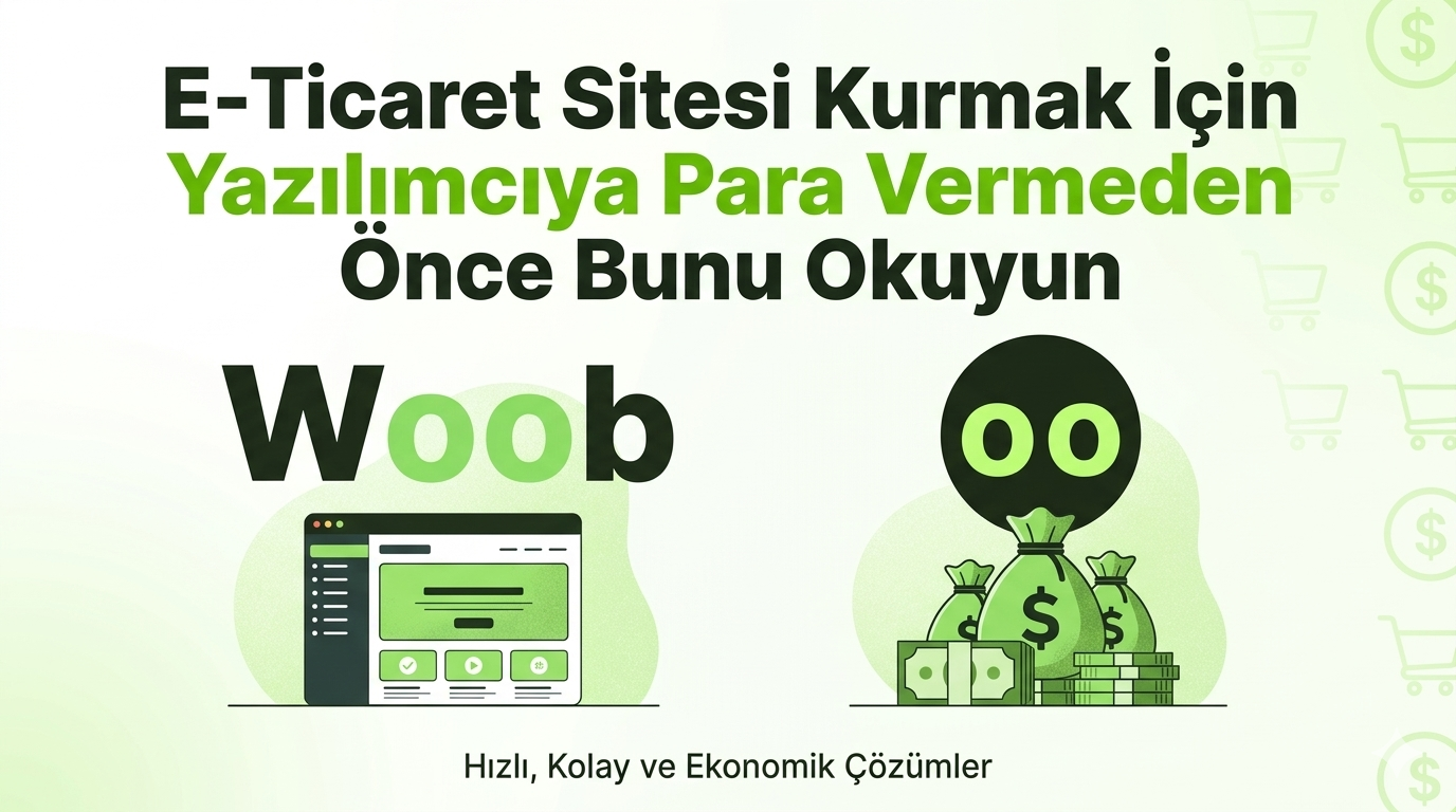 E-Ticaret Sitesi Kurmak İçin Yazılımcıya Para Vermeden Önce Bunu Okuyun